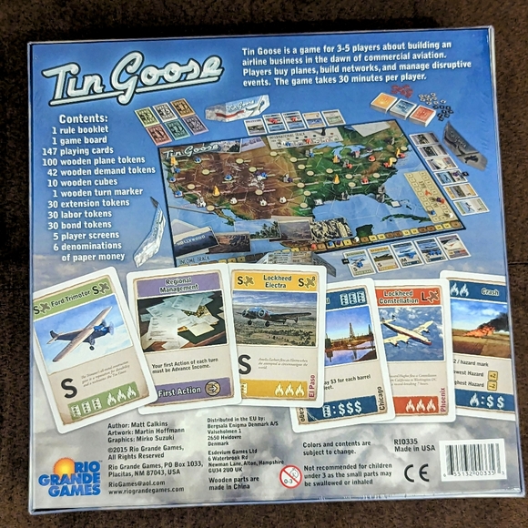 New. Boardgame "Tin Goose" - Picture 2 of 2